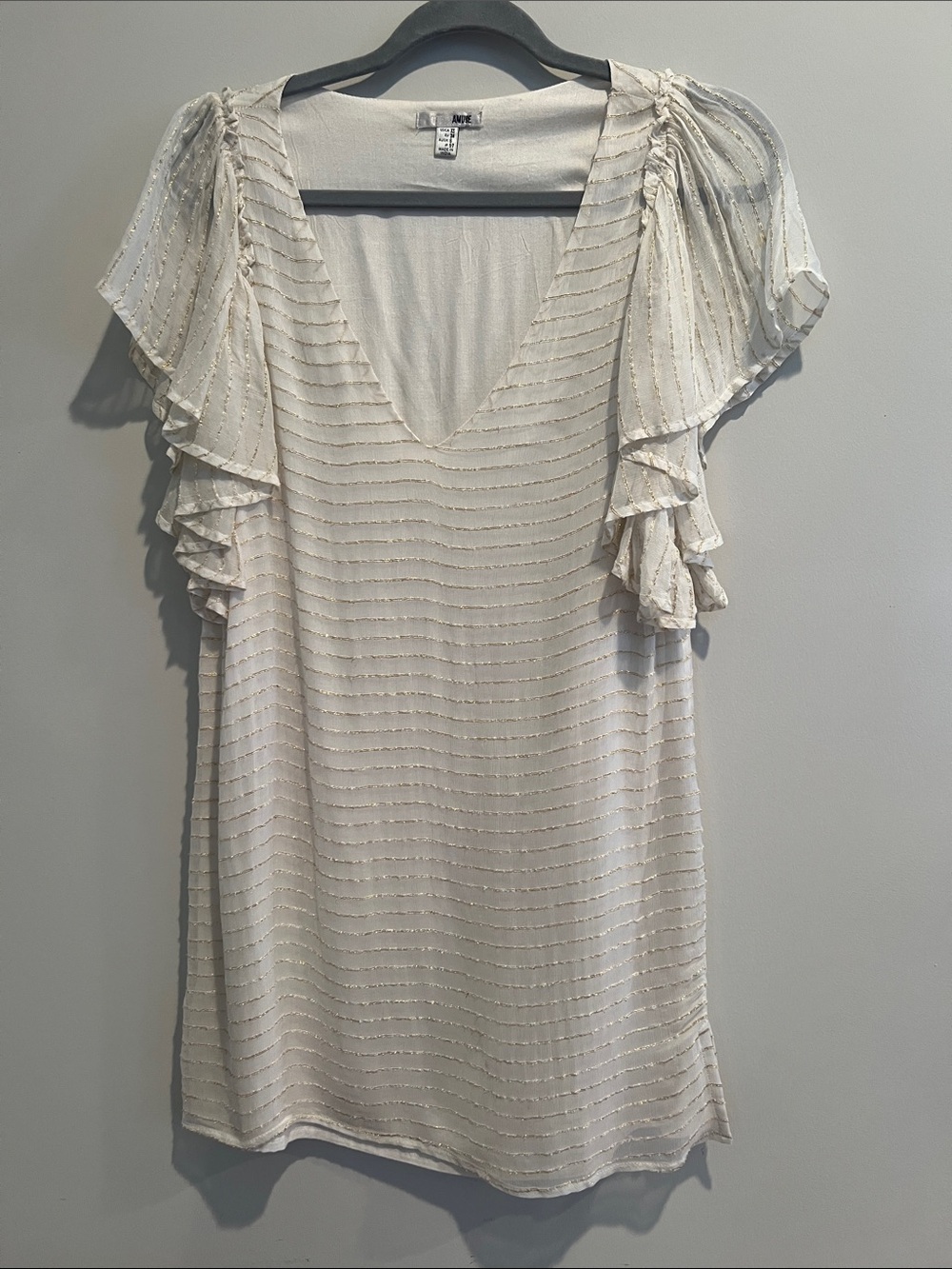 Amuse Society off White Tee length dress
